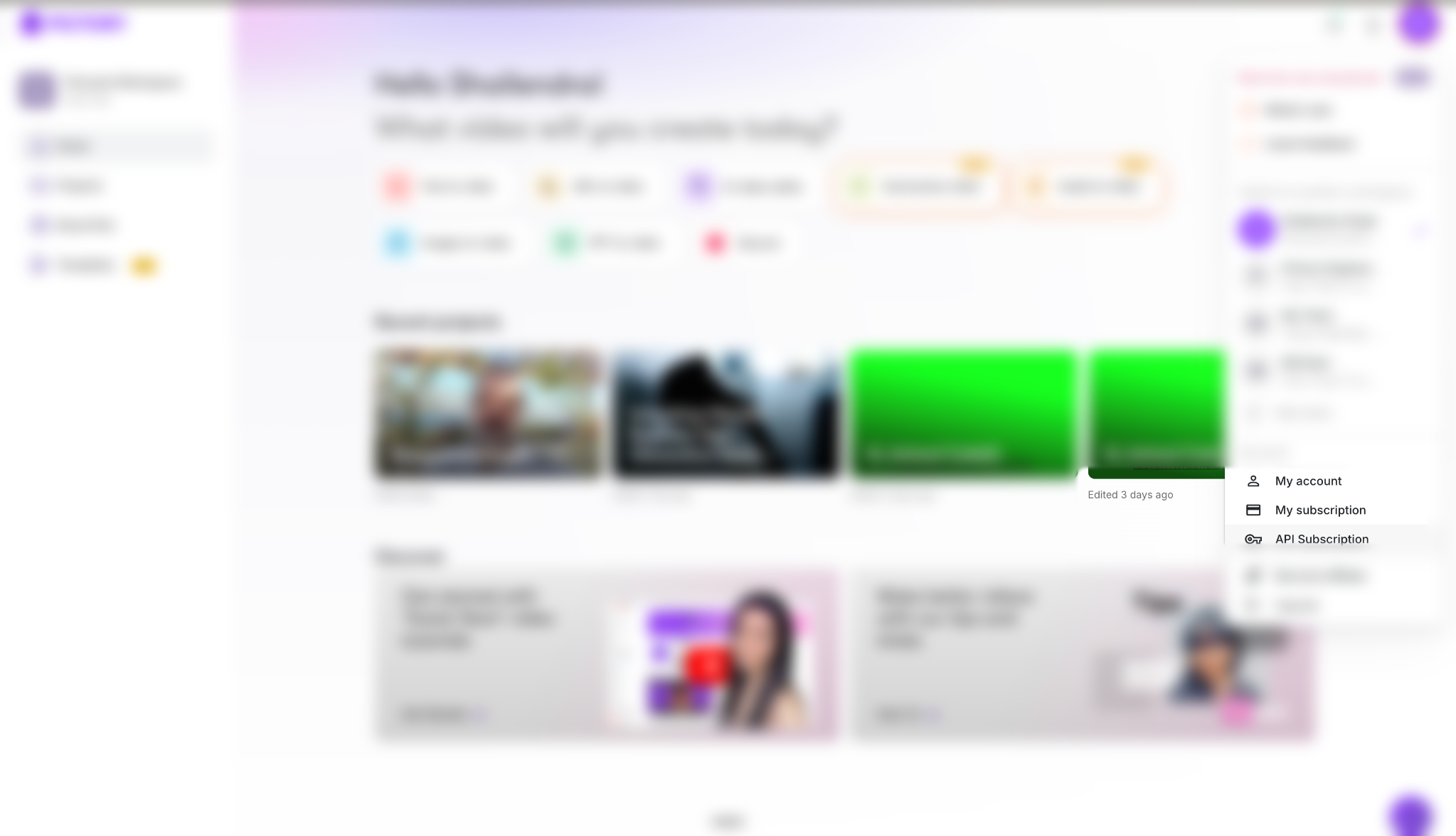How to access API Subscription